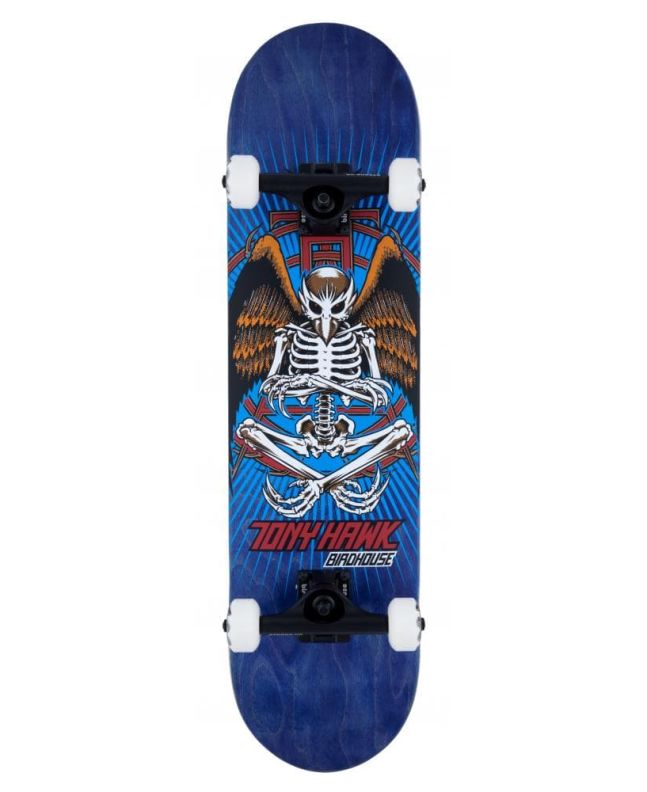 Skate Completo Birdhouse Stage 3 Hawk Birdman 8.0" azul 