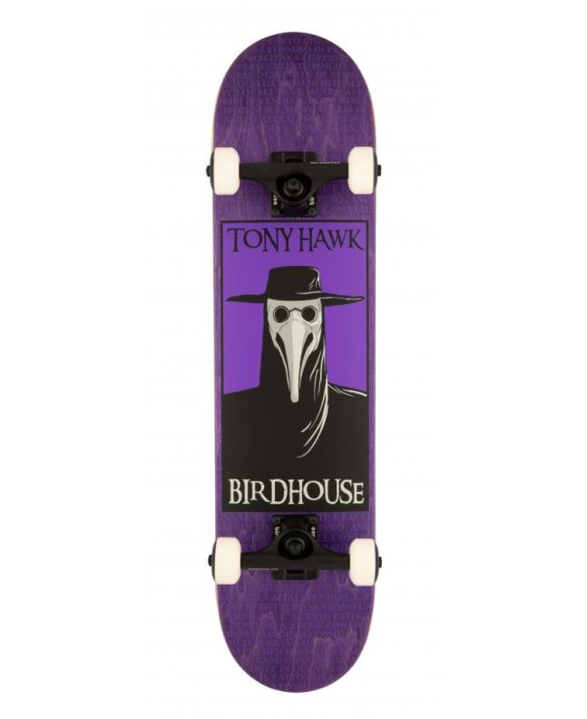Skate Completo Birdhouse Stage 3 Plague Doctor 7.5" morado