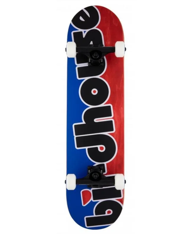 Skate Completo Birdhouse Stage 3 Toy Logo 8.0" rojo y azul 