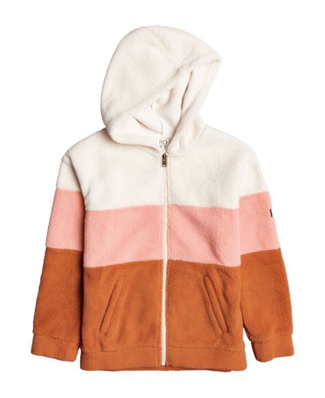 Sudadera con capucha y cremallera Roxy Always in my head tricolor para mujer
