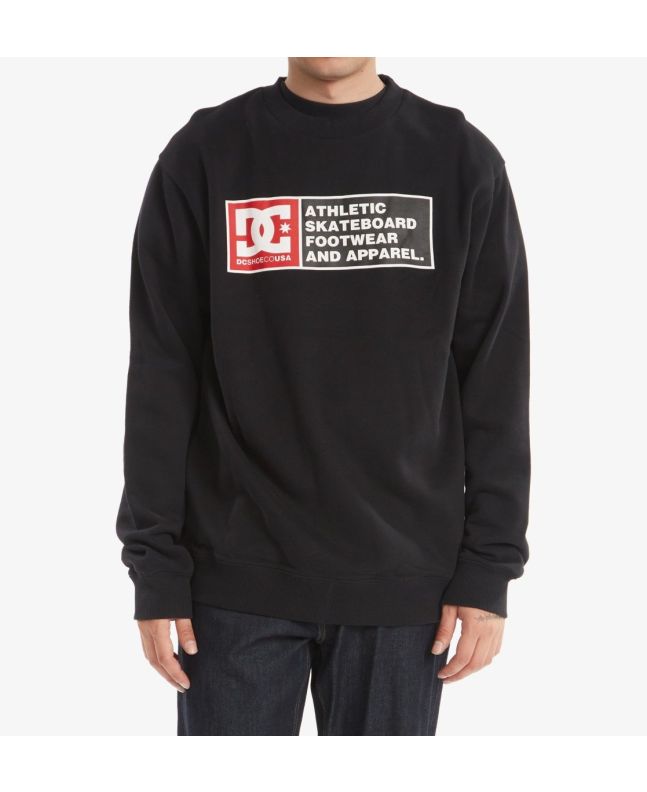 Sudadera sin capucha DC Shoes Density Zone negra para hombre