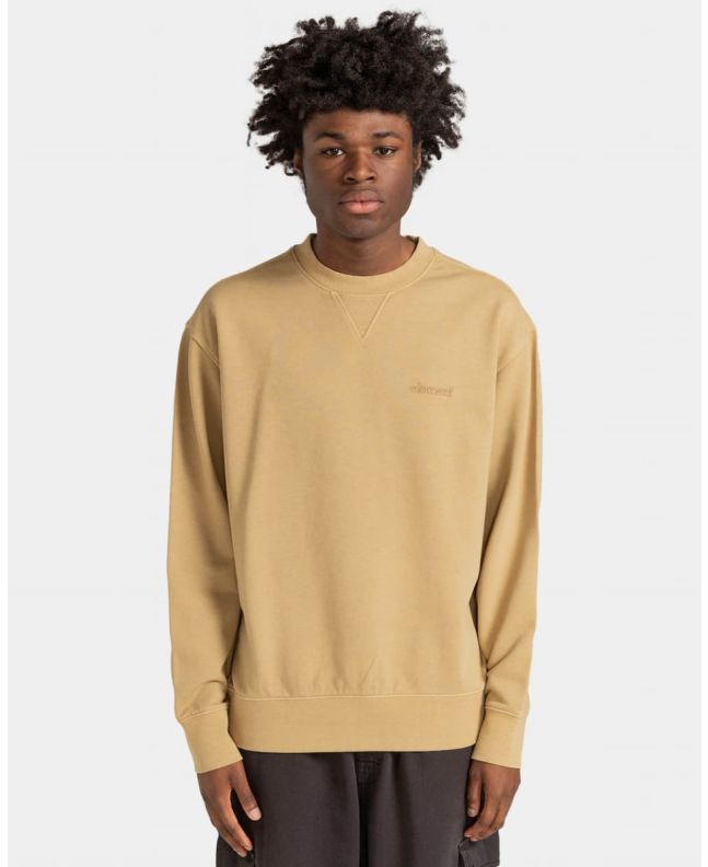 Hombre con sudadera Element Cornell 3.0 Khaki