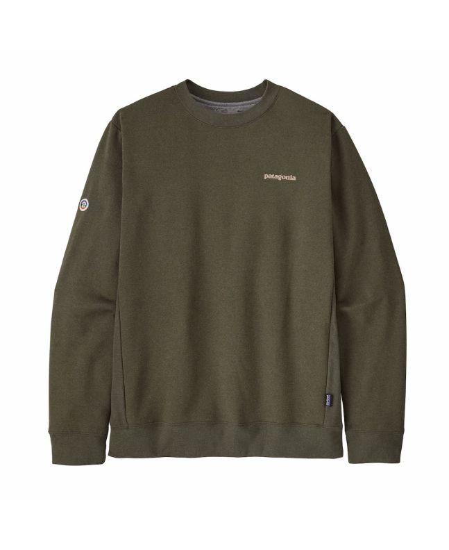 Sudadera reciclada Patagonia Fitz Roy Icon Uprisal Verde Unisex 