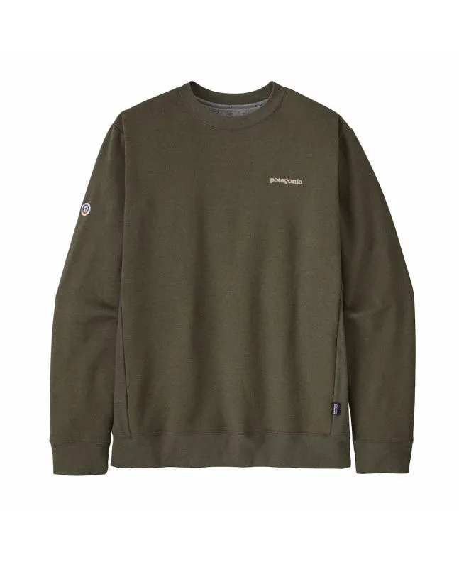 Sudadera reciclada Patagonia Fitz Roy Icon Uprisal Verde Unisex 