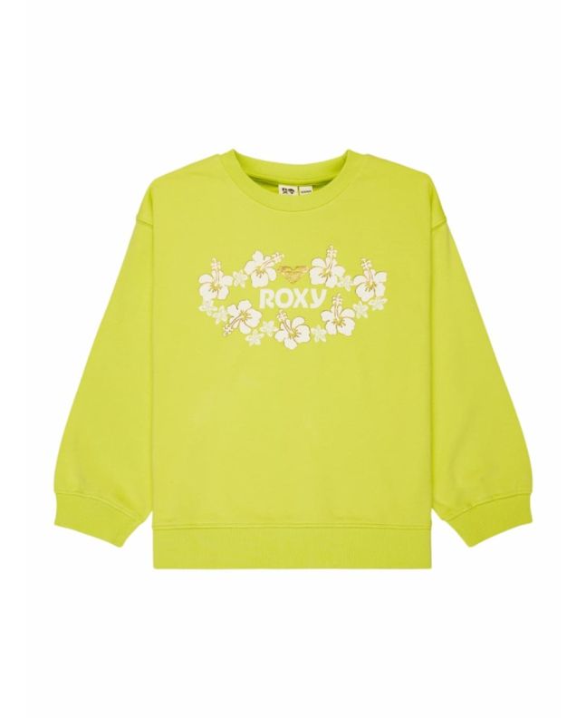 Sudadera Roxy Girl Morning Hike Terry Verde Daiquiri para chica 8-16 años