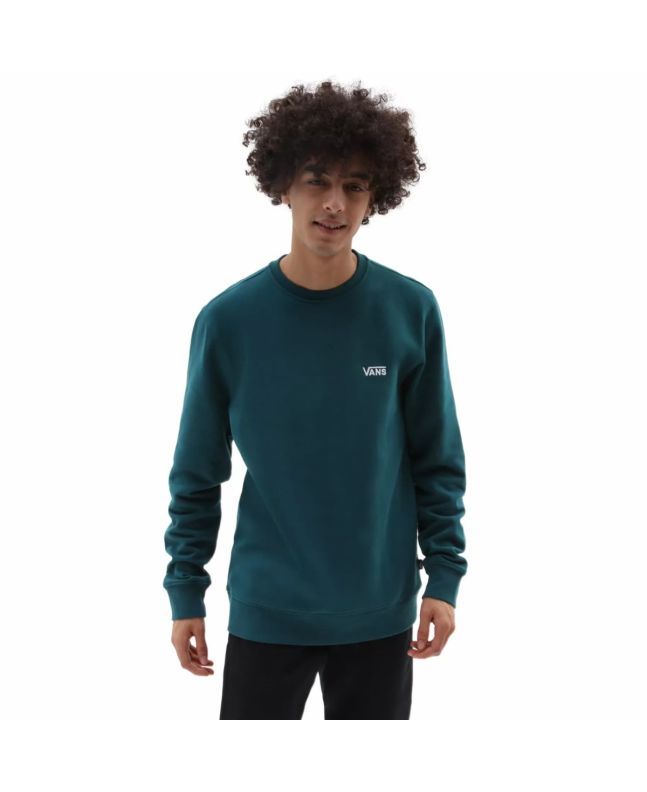 Hombre con sudadera polar Vans Core Basic Deep Teal