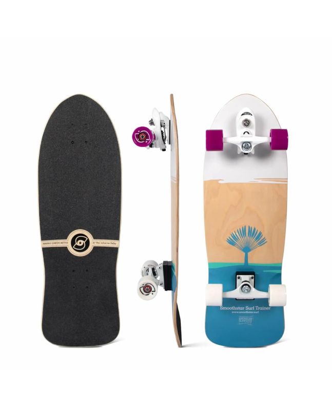 Surfskate Completo Smoothstar THD Johanne Defay Pro 31" blanco