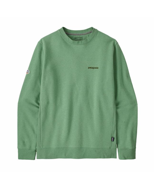 Sudadera Patagonia Fitz Roy Icon Uprisal Crew verde unisex - Ellwood Green