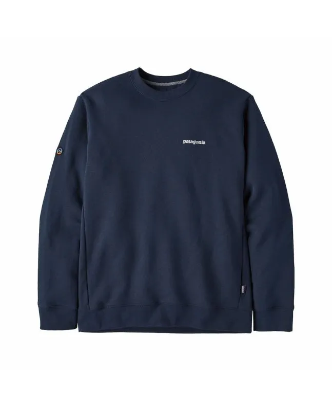 Sudadera Patagonia Fitz Roy Icon Uprisal Crew Sweatshirt Azul Marino New Navy para hombre/mujer