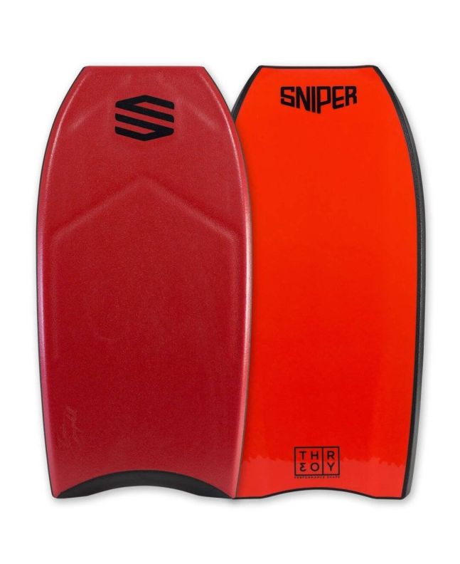 Tabla de Bodyboard Sniper Theory Iain Pro Series Roja