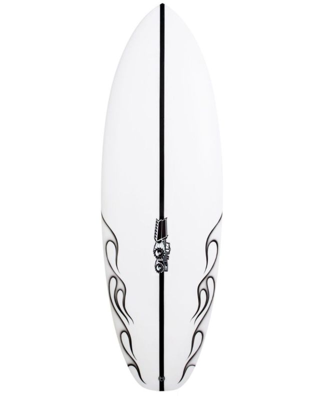 Tabla de surf Shortboard JS Surfboards Flame Fish Summer EPS 5'5 31,5 Litros Squash Tail Blanca