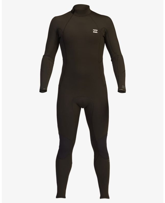 Traje de surf con cremallera en la espalda Billabong Absolute 5/4mm Black Hash negro para hombre
