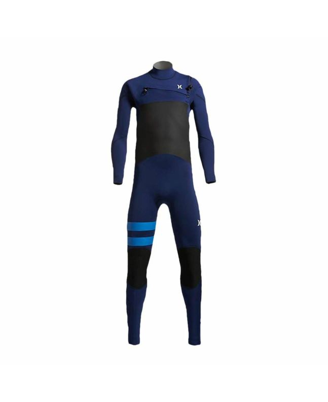 Traje de surf con cremallera en el pecho Hurley Boys Advantage Plus 3/2 Azul marino para chico