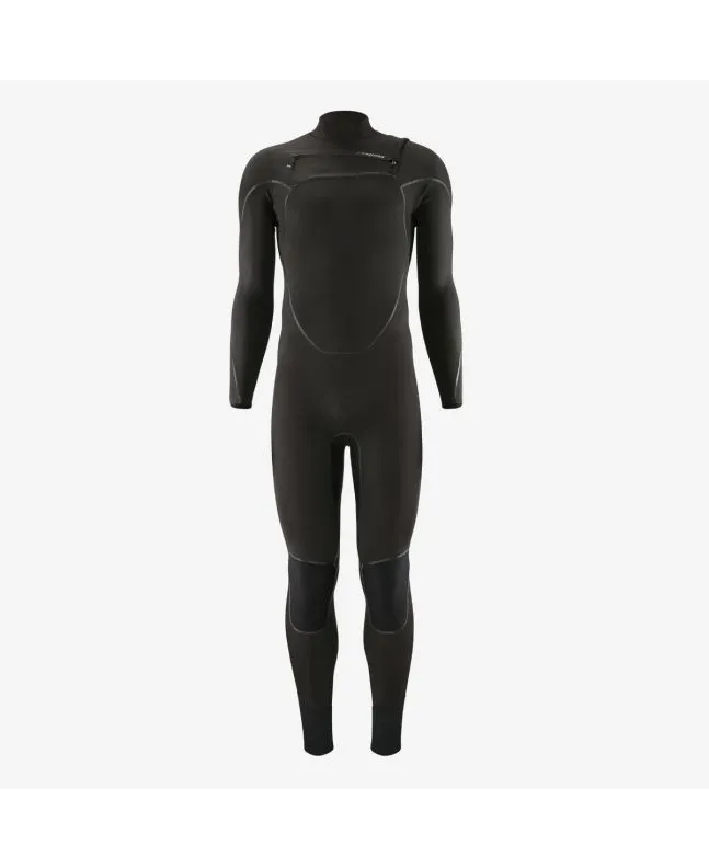 Traje de neopreno con cremallera en el pecho Patagonia R3 Yulex Front Zip negro para hombre