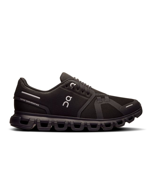 Zapatillas On Running Cloud 6 color Negro-Negro para mujer