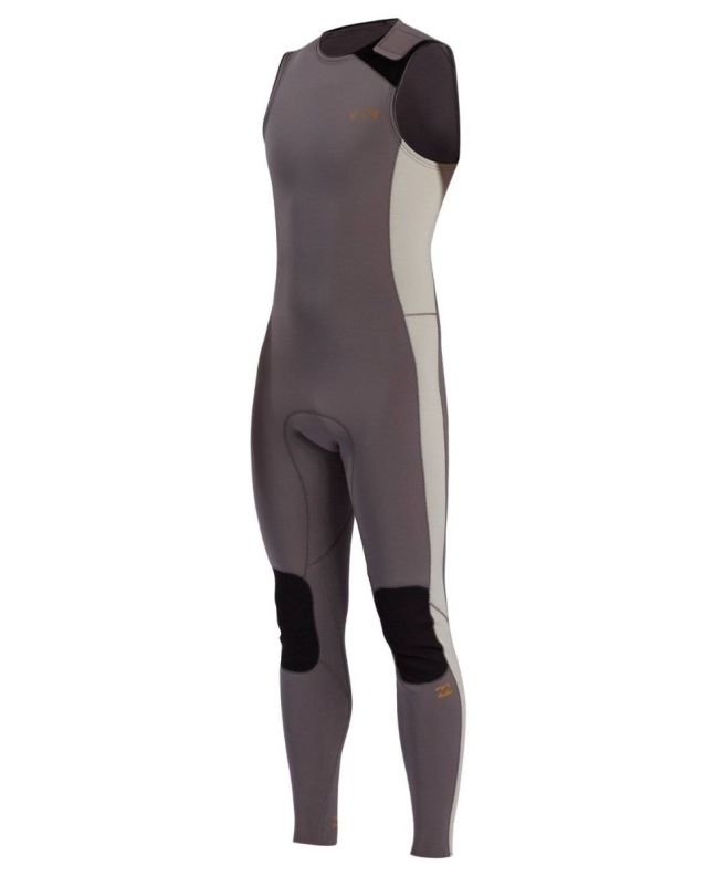 Neopreno sin mangas Billabong Revo Long John 2/2 gris para hombre
