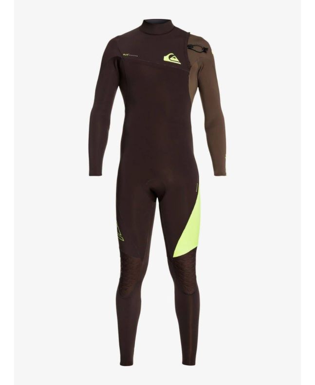 Neopreno sin cremallera Quiksilver 3/2mm Highline Lite verde para Hombre frontal