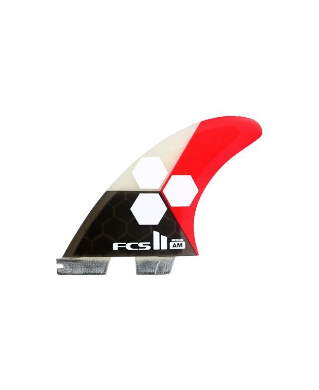 Quilla para tabla de surf FCS II AM PC M Flame Tri Fins