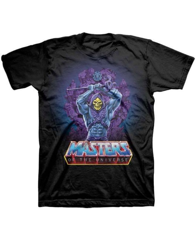 Camiseta de manga corta para hombre Element Masters of the Universe Skeletor negra