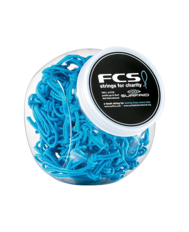 Cuerda para atar el invento a la tabla FCS Leash String azul