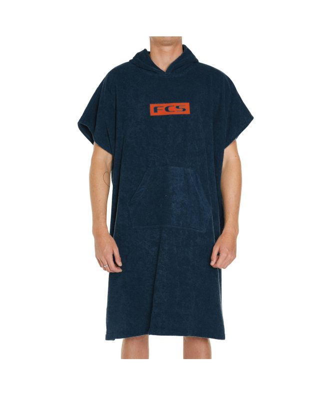 FCS Junior Towel Poncho Heather Navy