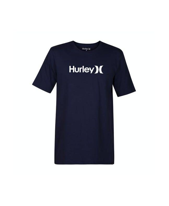 Camiseta de Manga Corta Hurley para Hombre Premium One And Only Solid negra Frontal