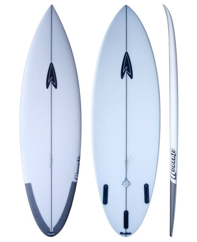 Tabla de Surf Shortboard Roberts Surfboards Black Thumb 6’0 27.5L