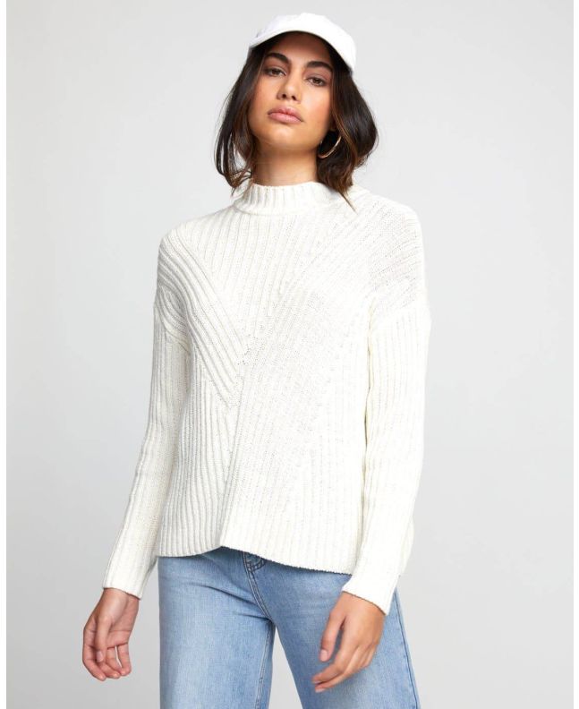 Jersey RVCA Arabella blanco para mujer 