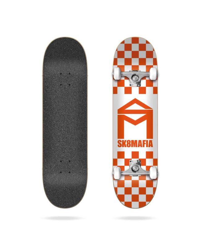 Skate Completo sk8Mafia House Logo Orange 8.0" 