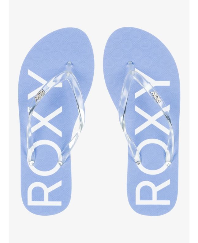 Chanclas de playa Roxy Viva Jelly Blue Mist para mujer 