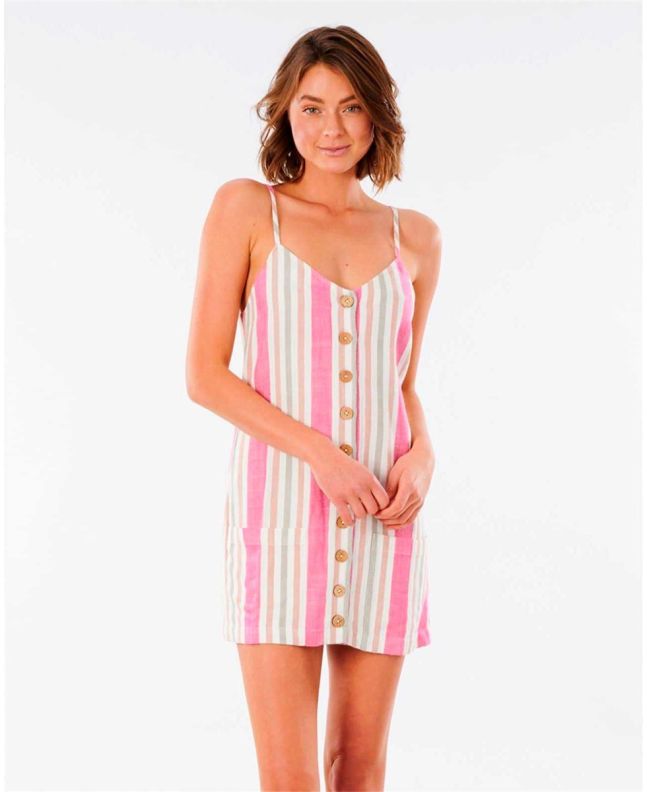 Vestido de playa Rip Curl Ashore Mini multicolor