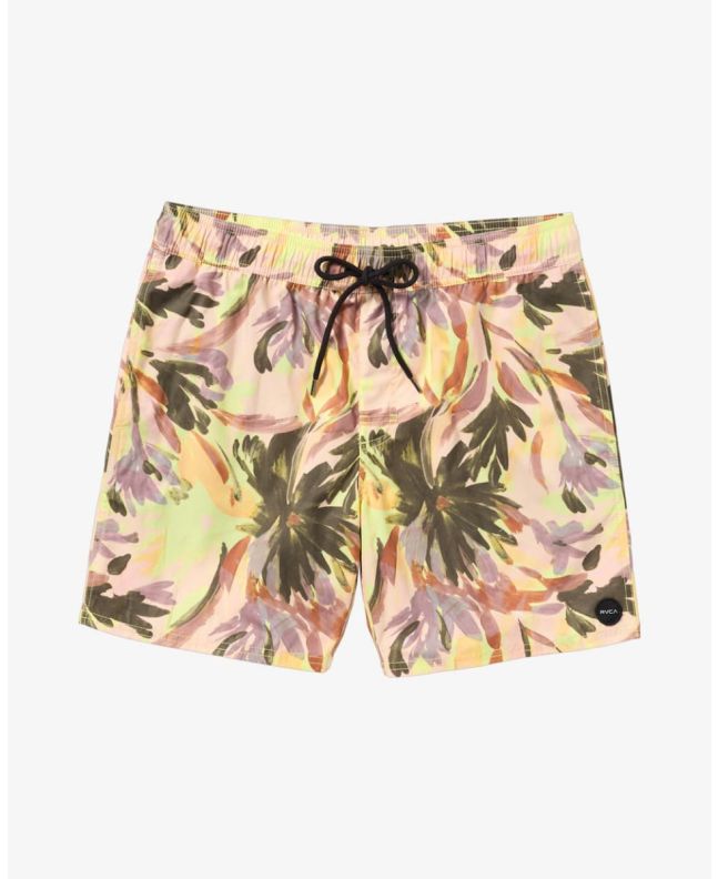 Bañador de cintura elástica RVCA Perry Elastic 17'' Peach para hombre