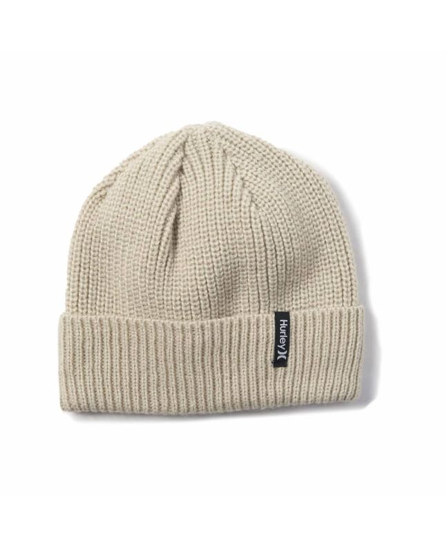 Gorro de punto Hurley Max Cuff 2.0 Blanco para hombre