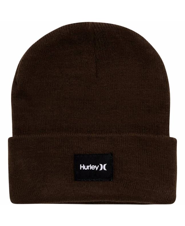 Beanie de punto Hurley Seaward marrón para hombre