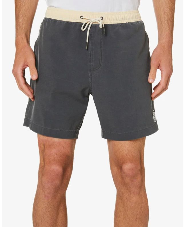 Hombre con Bañador Deus Ex Machina Sandbar Contrast Mesh 16" Gris