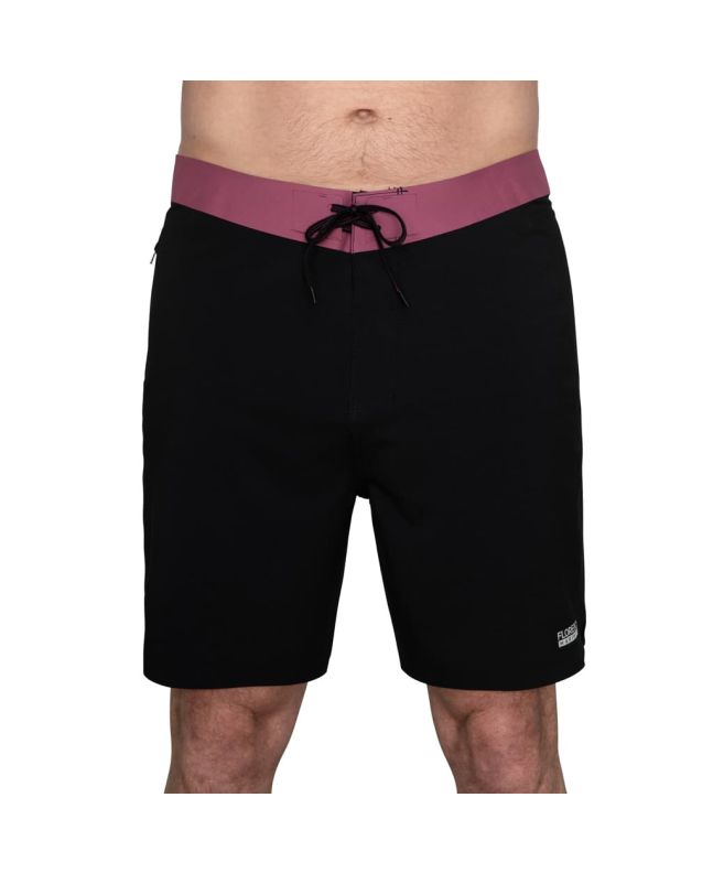 Hombre con bañador Boardshort Florence Marine X Weld negro 17'5"