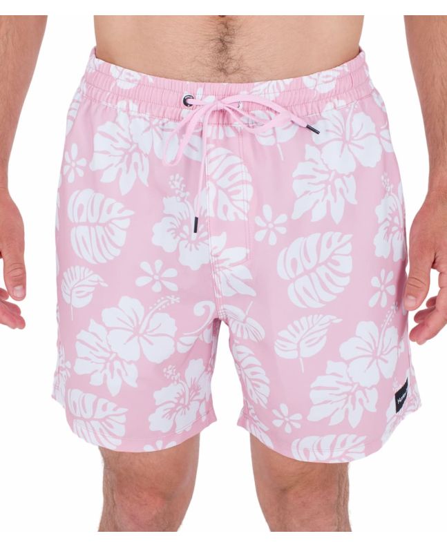 Hombre con Bañador Boardshort Hurley Cannonball Volley 17'' Rosa Floral