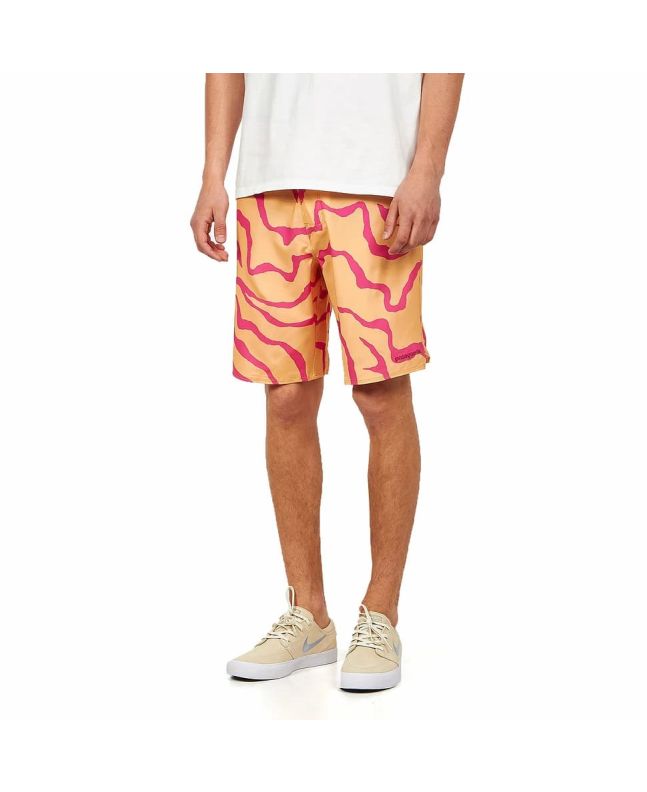 Hombre con Bañador Boardshort Patagonia M's Stretch Hydropeak Gerry Lopez 18" naranja atigrado