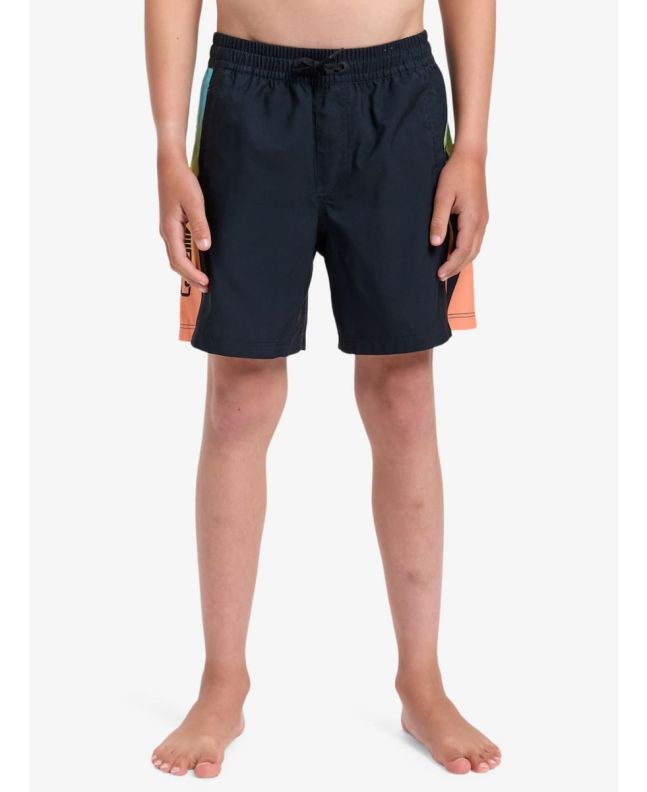 Niño con Bañador Quiksilver Everyday Holmes Volley 14'' Negro