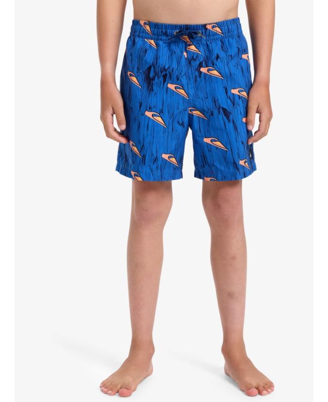 Niño con Bañador Quiksilver Next Gen Volley 14'' Azul 