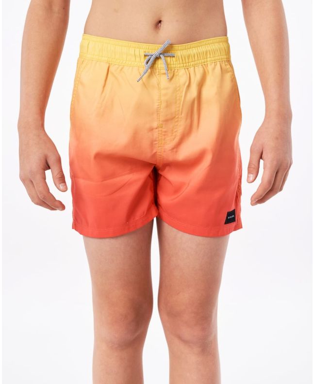 Niño con Bañador elástico Rip Curl Laze Fade Volley 15" Boy Rojo