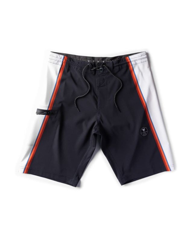 Bañador de alto rendimiento Vissla Recline 21'' Boardshort Negro para hombre