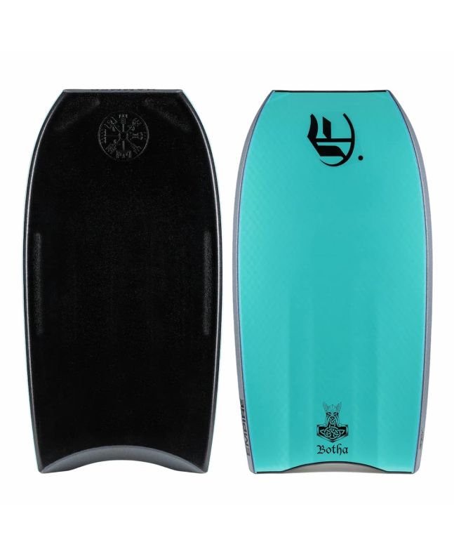 Tabla de Bodyboard Empire Hammer Andre Botha PP Canales 3/2 Negro y Turquesa