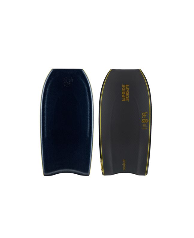 Tabla de Bodyboard Pride Realest PP Radial Flex Varial SDC+ 41.5'' Azul medianoche-Gris oscuro