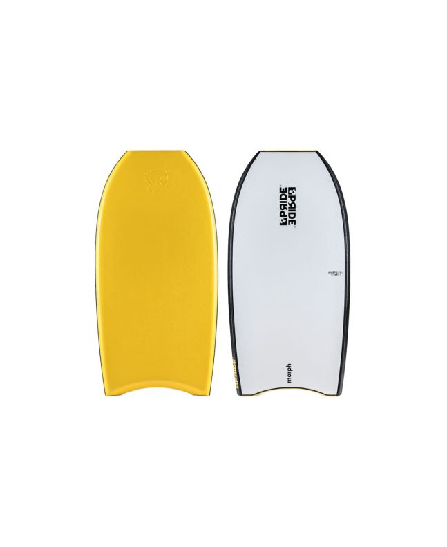 Tabla de Bodyboard Pride Morph PP Drop Knee 42.5'' Amarillo-Blanco