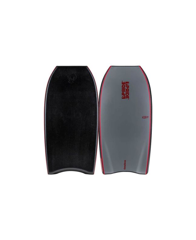 Bodyboard Pride Timeless Liteflex PP HD 2 Stringers 40'' Negro-Plateado