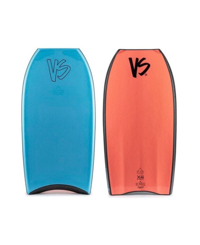 Tabla de bodyboard Versus Prizm Kinetic x4 TP color Aqua y Coral