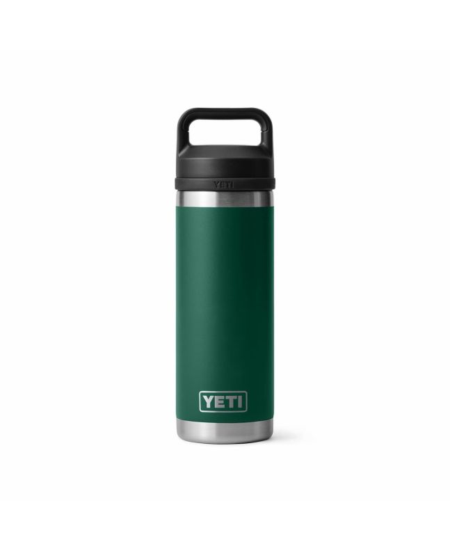 Botella Termo Yeti Rambler 18oz con tapón antifugas Chug color Verde Black Forest Green