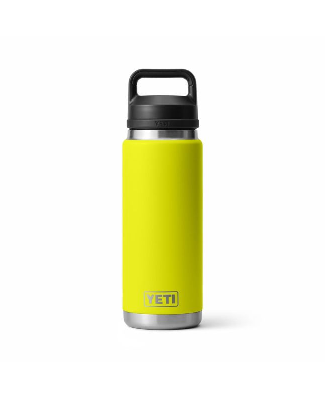 Botella Termo Yeti Rambler 26oz con tapón Chug Cap Firefly Yellow