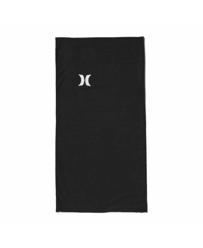 Calentador de cuello Hurley Boxed Solid Negro para hombre